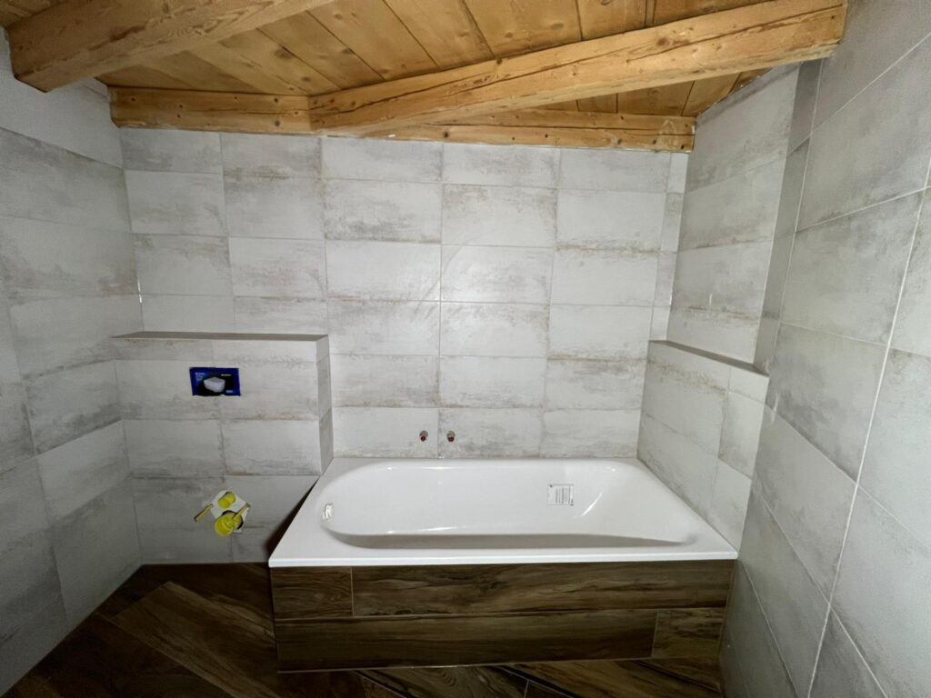 Chantier de rénovation de salle de bains